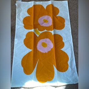 Marimekko unikko Kitchen towel /cotton and Linen / New